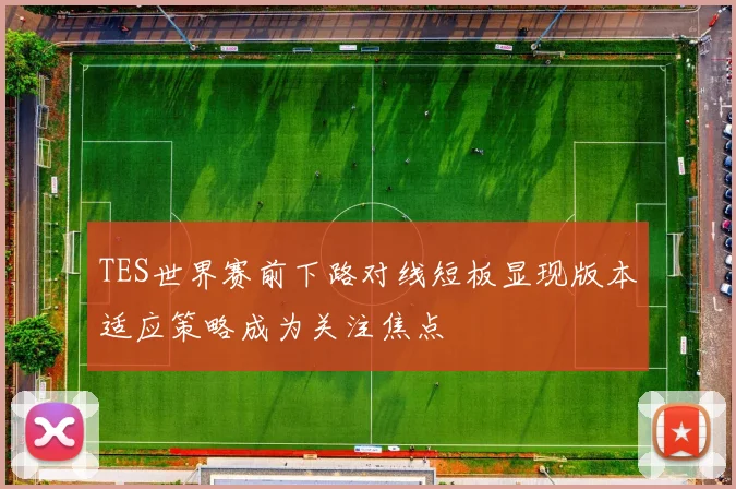 TES世界赛前下路对线短板显现版本适应策略成为关注焦点